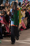 W CAP w FRINGES by Walter van Beirendonck in black