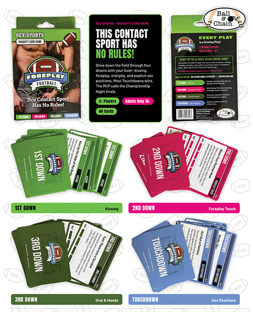 Foreplay Football Card Game