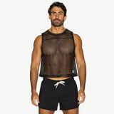 BIKE Short Sleeveless Practice Jersey - Black