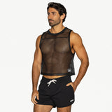 BIKE Short Sleeveless Practice Jersey - Black