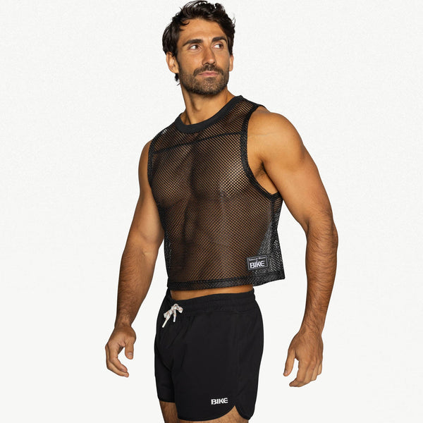 BIKE Short Sleeveless Practice Jersey - Black