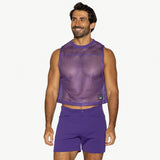 BIKE Short Sleeveless Practice Jersey - Purple