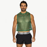 BIKE Short Sleeveless Practice Jersey - Green