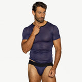 Mesh Tee - Navy