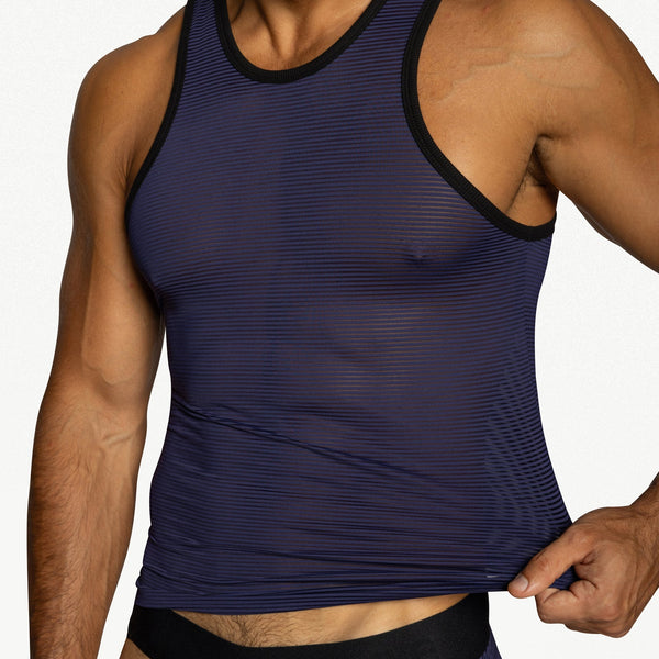 Mesh Tank - Navy