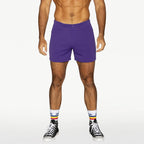 BIKE Coaches Short 5" Inseam - Purple