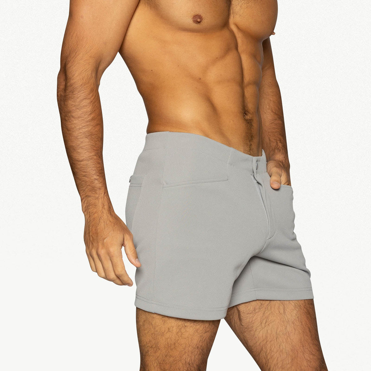 BIKE Coaches Short 5" Inseam - Grey