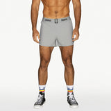 BIKE Peek-A-Boo Jock Short - Gray