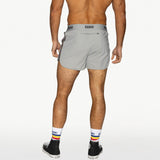 BIKE Peek-A-Boo Jock Short - Gray