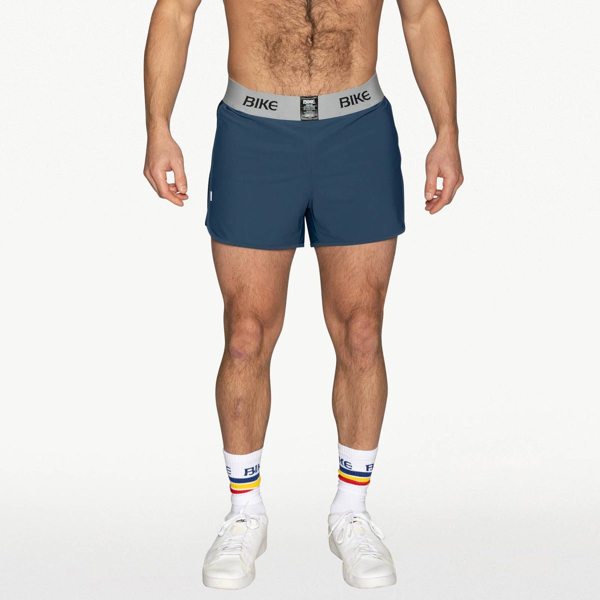 BIKE Peek-A-Boo Jock Short - Navy