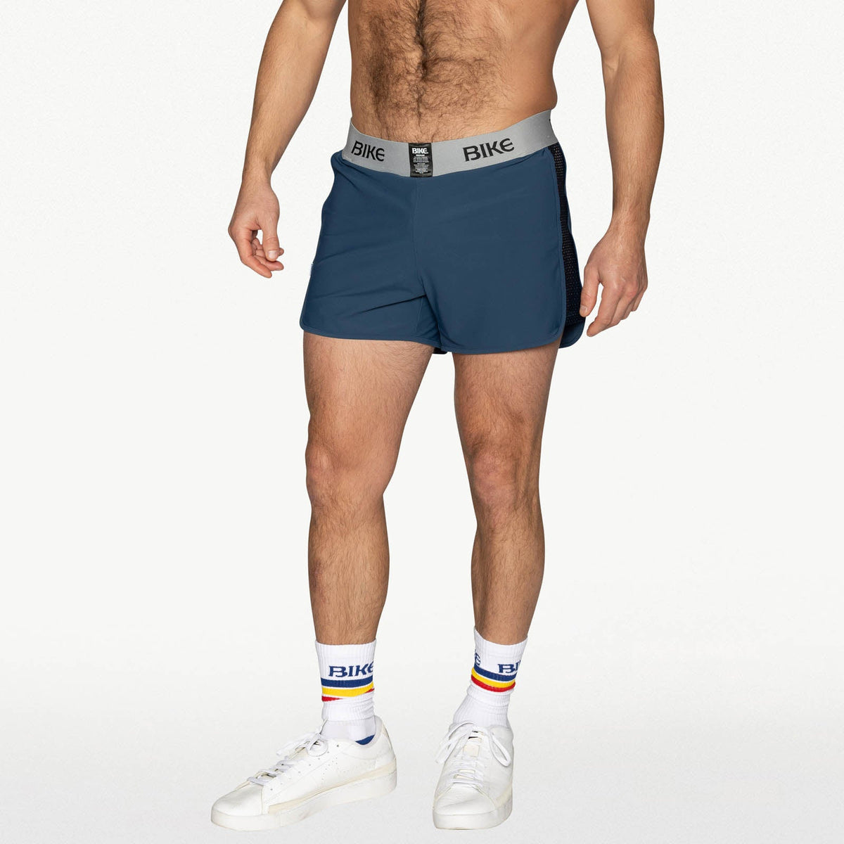 BIKE Peek-A-Boo Jock Short - Navy