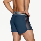 BIKE Peek-A-Boo Jock Short - Navy