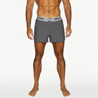 Peek-A-Boo Jock Short - Charcoal