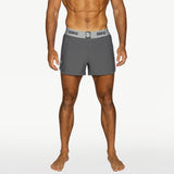 Peek-A-Boo Jock Short - Charcoal