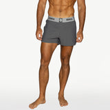 Peek-A-Boo Jock Short - Charcoal