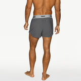 Peek-A-Boo Jock Short - Charcoal