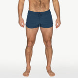 BIKE Peek-a-boo Jock Swim Trunk - Navy