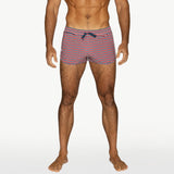 BIKE Peek-a-boo Jock Swim Trunk - Sailor Stripe