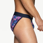 BIKE Stretch Cotton Jock Brief - Palm Party