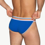 BIKE Stretch Cotton Jock Brief -  Royal