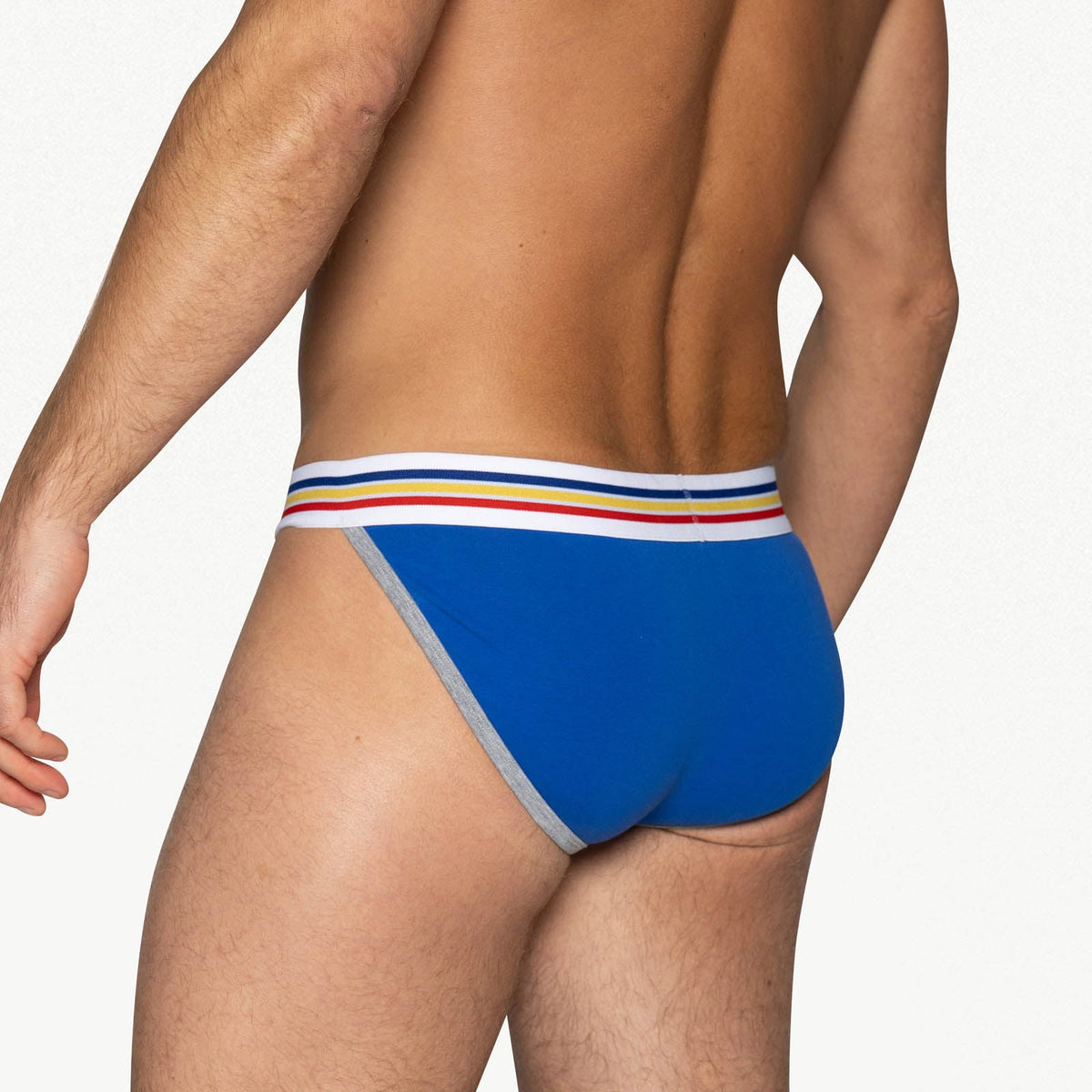 BIKE Stretch Cotton Jock Brief - Royal