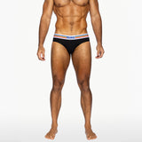 Stretch Cotton Brief - Black