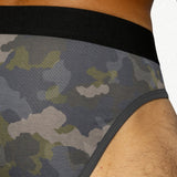 BIKE Stretch Cotton Brief - Camo