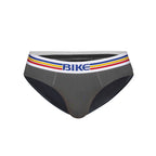Stretch Cotton Brief in Charcoal