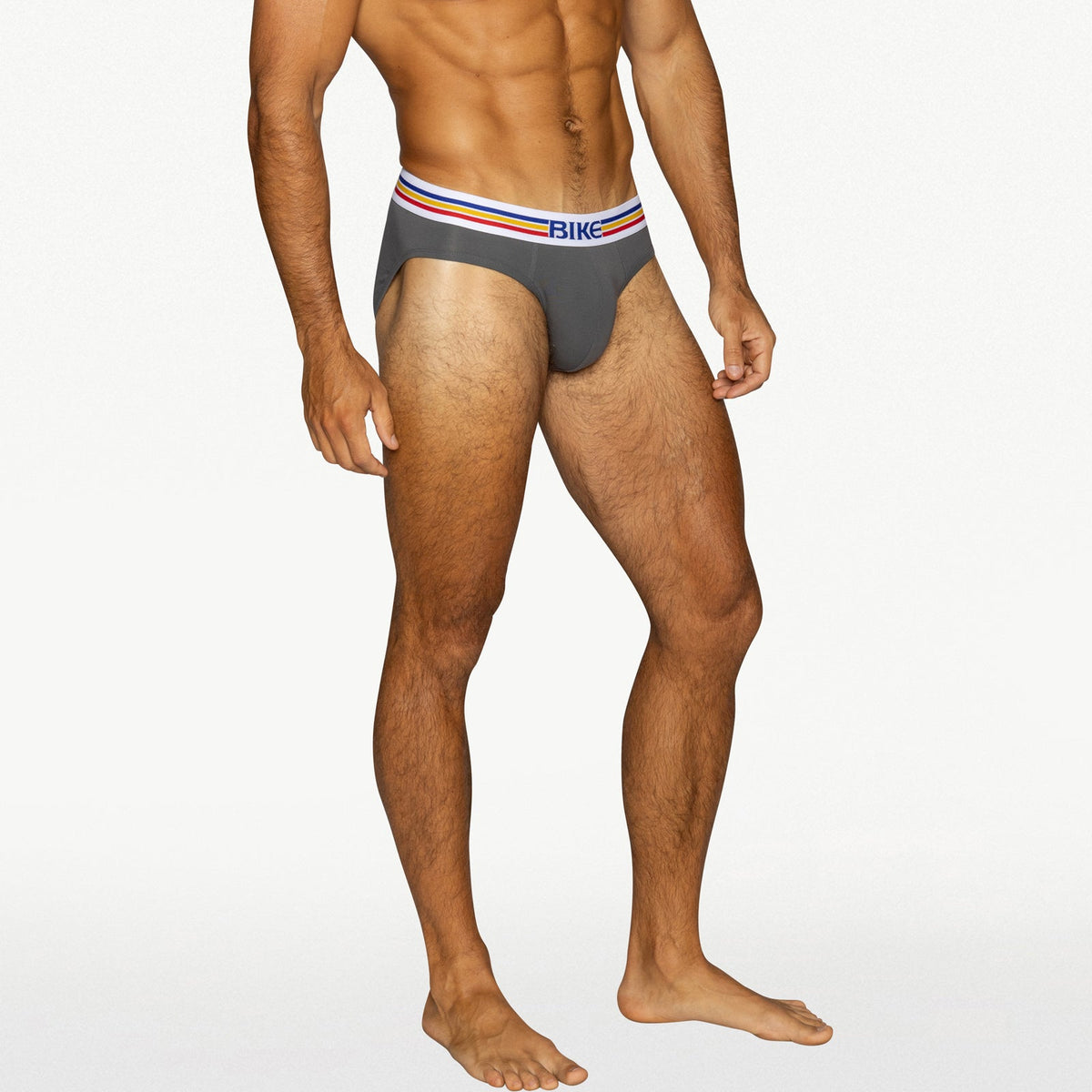 BIKE Stretch Cotton Brief - Charcoal