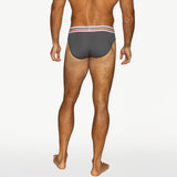 BIKE Stretch Cotton Brief - Charcoal
