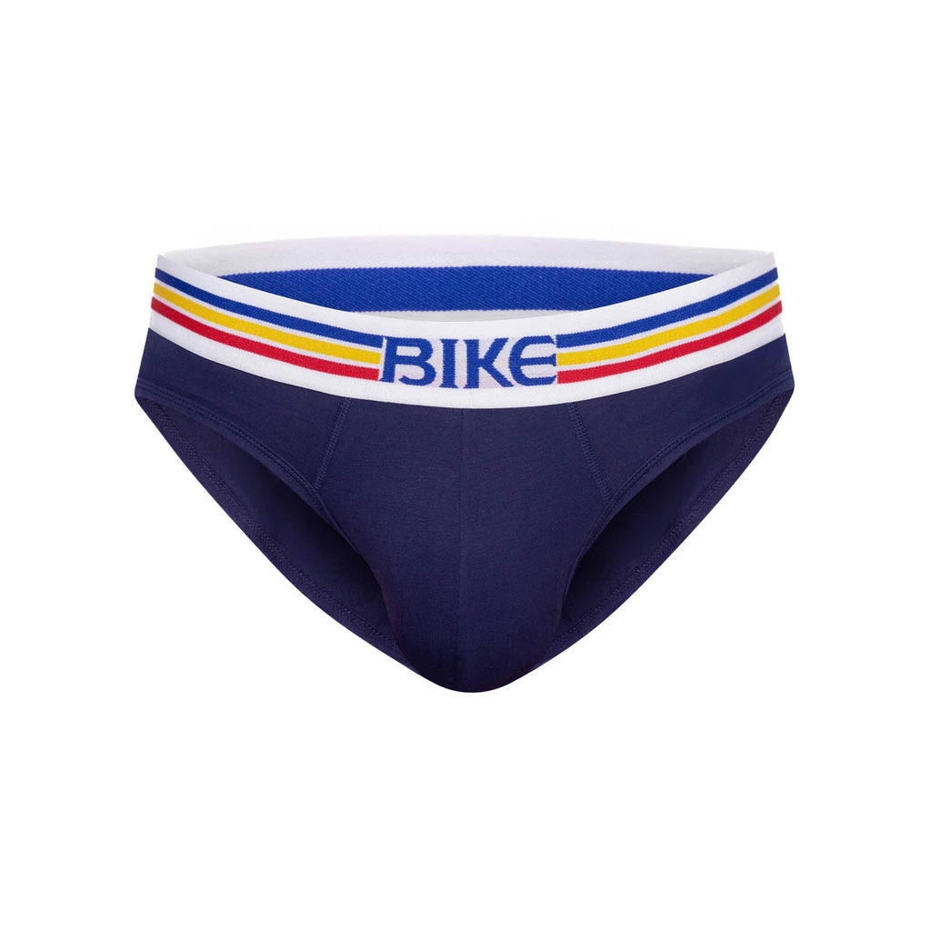 Stretch Cotton Brief - Navy