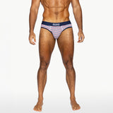Stretch Cotton Brief - Sailor Stripe