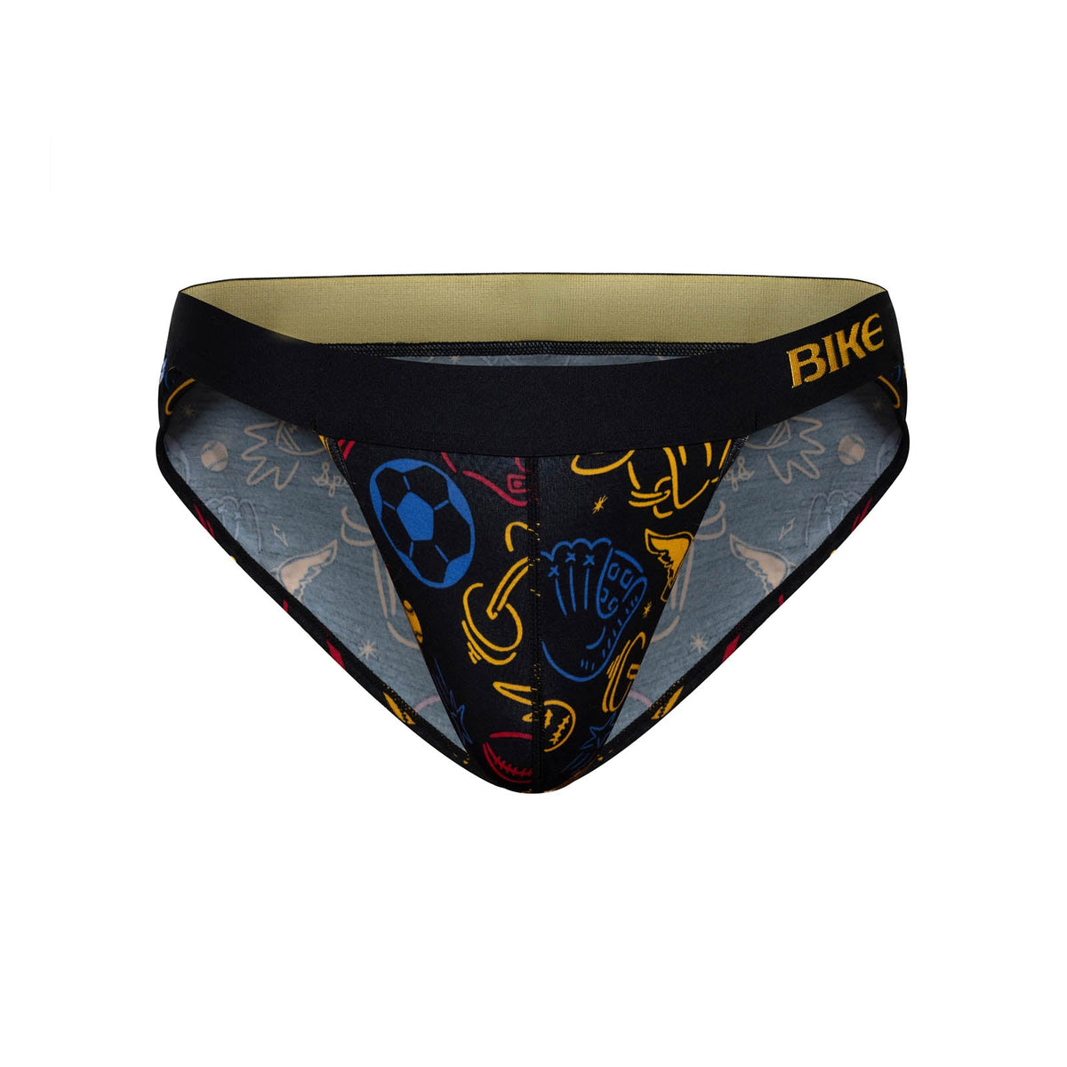 BIKE Active Jock Brief - Sports Print
