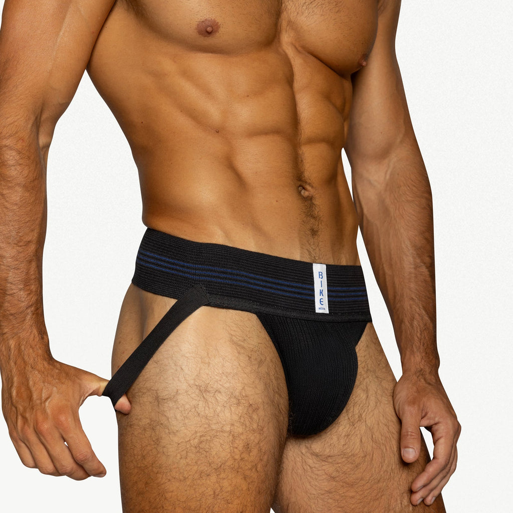 BIKE 1980s Vintage Jockstrap - Black