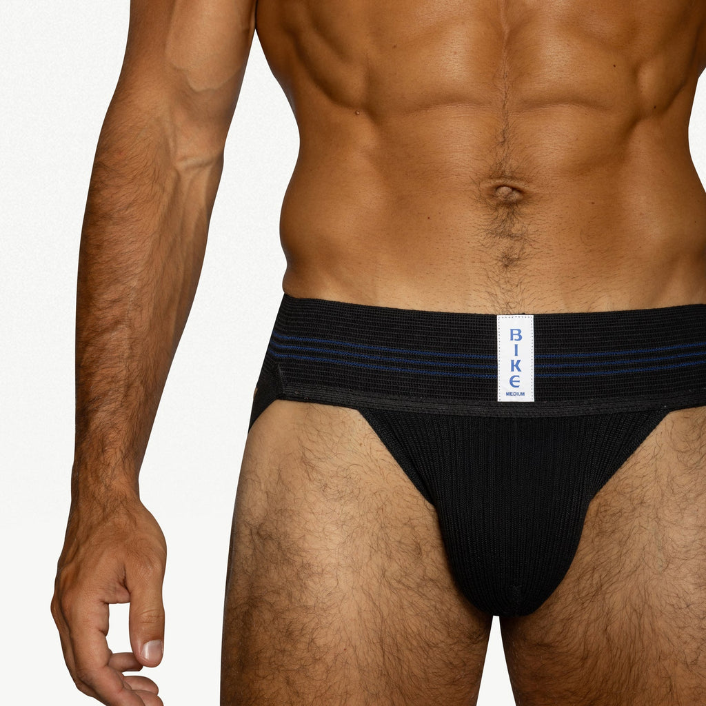 BIKE 1980s Vintage Jockstrap - Black