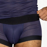 Power Lift Mesh Trunk Underwear - Navy
