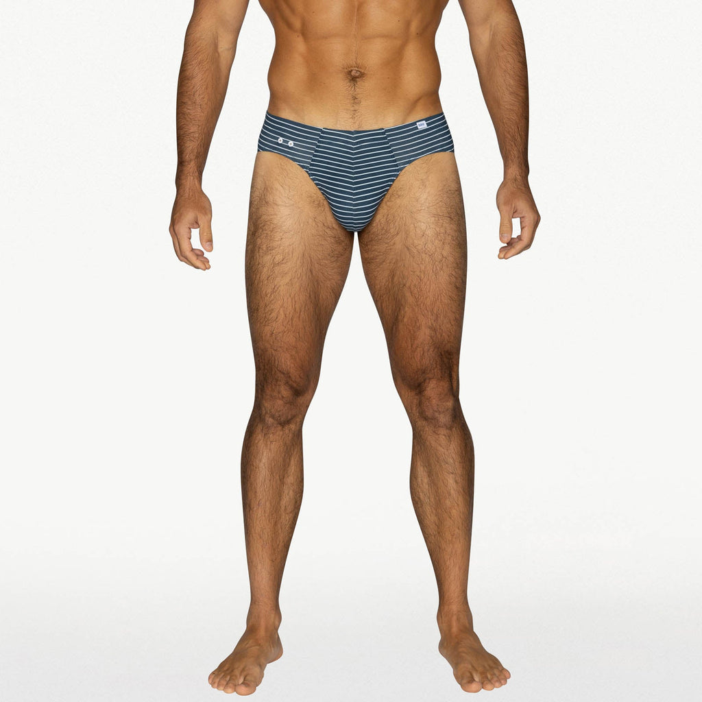 3-Pack Stretch Cotton Bikini Brief - Black/Gray/Navy