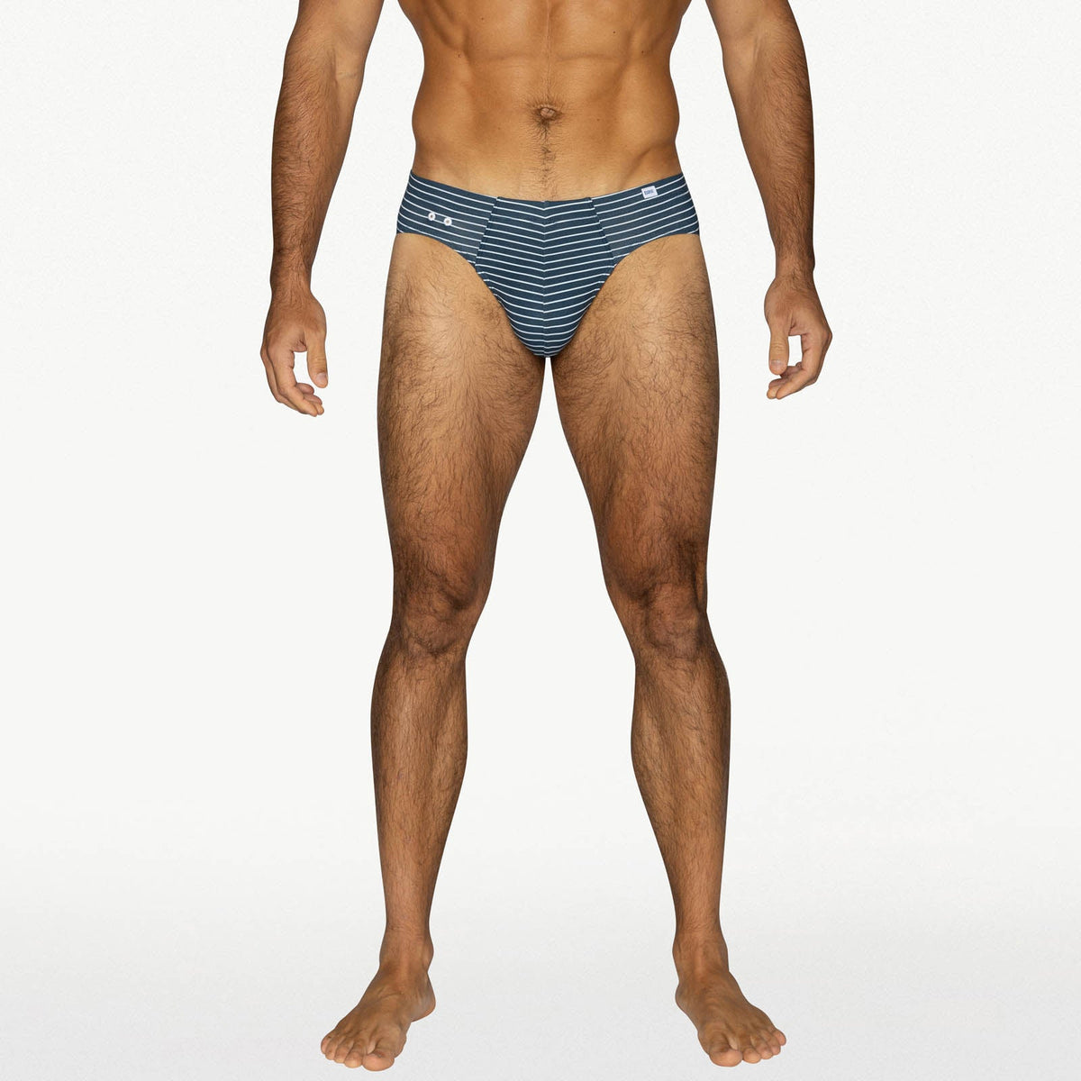 3-Pack Stretch Cotton Bikini Brief - Black/Gray/Navy