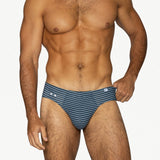 3-Pack Stretch Cotton Bikini Brief - Black/Gray/Navy