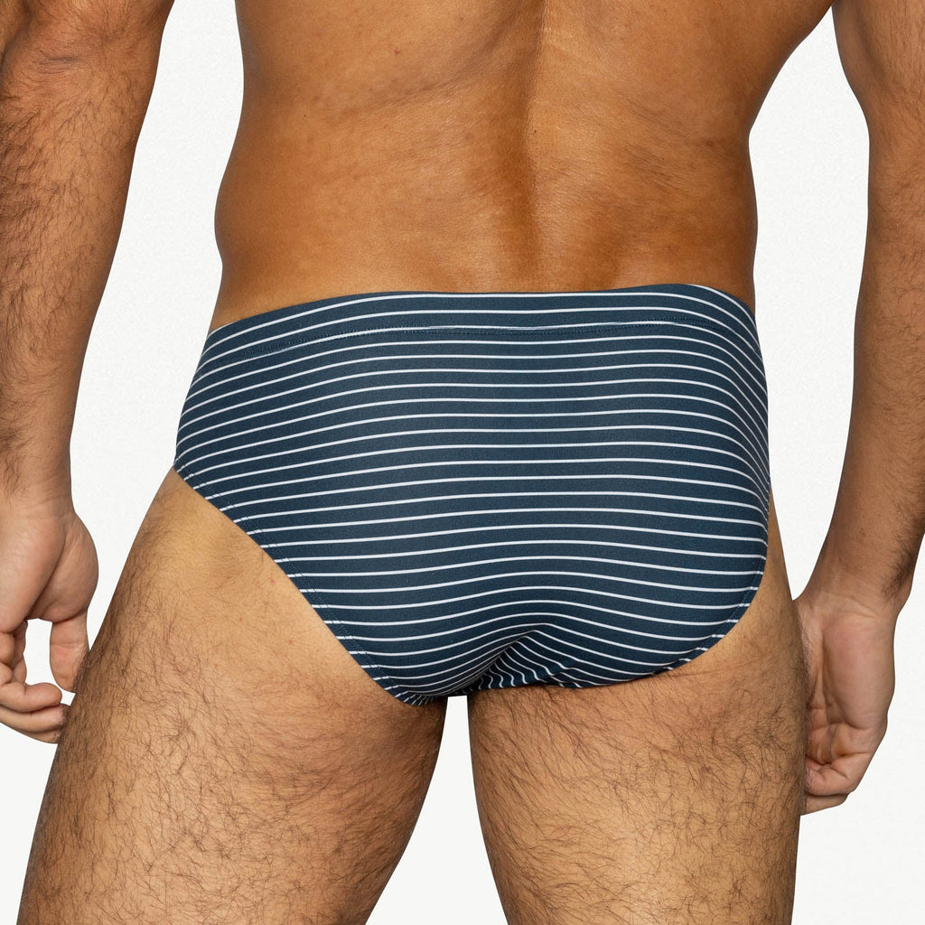 3-Pack Stretch Cotton Bikini Brief - Black/Gray/Navy