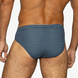 3-Pack Stretch Cotton Bikini Brief - Black/Gray/Navy