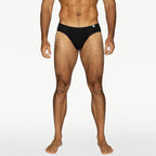 3-Pack Stretch Cotton Bikini Brief - Black/Gray/Navy