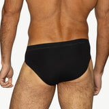 3-Pack Stretch Cotton Bikini Brief - Black/Gray/Navy