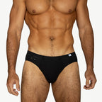 3-Pack Stretch Cotton Bikini Brief - Black/Gray/Navy