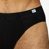 3-Pack Stretch Cotton Bikini Brief - Black/Gray/Navy