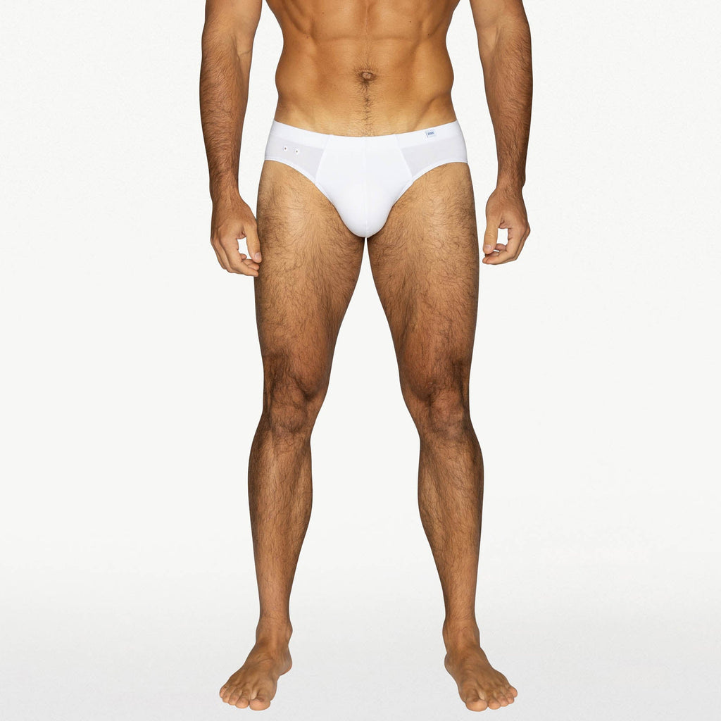 3-Pack Stretch Cotton Bikini Brief - Black/Gray/Navy