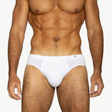 3-Pack Stretch Cotton Bikini Brief - Black/Gray/Navy