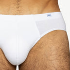 3-Pack Stretch Cotton Bikini Brief - Black/Gray/Navy
