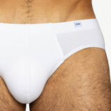 3-Pack Stretch Cotton Bikini Brief - Black/Gray/Navy