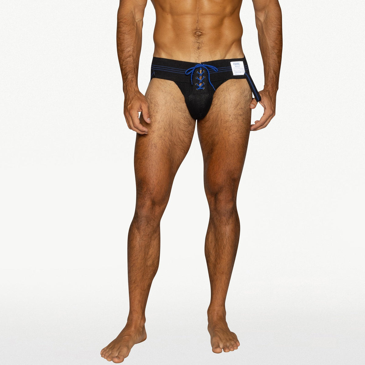 BIKE Vintage Lace-up Jockstrap - Olive